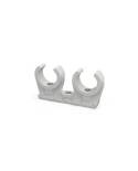 Abrazadera Plástica Clip Doble 12mm. Recense Abrazadera Plástica Clip Doble 12mm. Recense