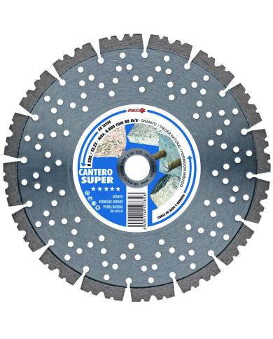 comprar Disco diamante cantero Super Ø230mm Eje: 22.23mm. WS230 Mussol de MUSSOL - Discos corte y desbaste comprar Disco diamante cantero Super Ø230mm Eje: 22.23mm. WS230 Mussol de MUSSOL - Discos corte y desbaste