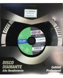 Disco diamante General Obra Basil segmentado H7 Ø115mm Eje: 22.2mm. WBSE115 Mussol