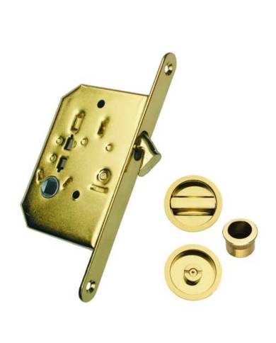 comprar Kit Puerta Corredera Laton Pulido Ref. 48001 Micel de MICEL - Oulet