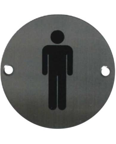 comprar Placa Puerta Inox Hombre Ref. 10803 Micel de MICEL - Oulet