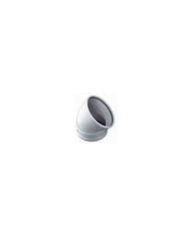 comprar Codo H-H Aluminio Blanco Ø127-45º con Junta simple pared Dinak de DINAK - Canalizacion Caldera Calentado comprar Codo H-H Aluminio Blanco Ø127-45º con Junta simple pared Dinak de DINAK - Canalizacion Caldera Calentado