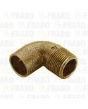 Codo Laton Para Cobre Rosca M 3/4X18
