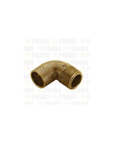 comprar Codo Laton Para Cobre Rosca M 3/4X28 de FRABO - Tubos de cobre y accesorios