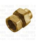 Racor 3 Piezas Laton Para Cobre H Junta Conica 3/4X18