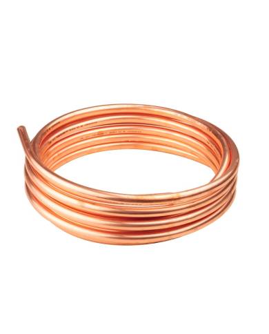 comprar Rollo De Cobre 15Mm Exterior X1Mm Grosor Rollo 50Mt (Recocido) de No-definida - Tubos de cobre y accesorios