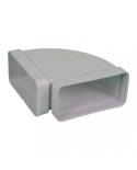 Codo 90º rectangular horizontal 170x90mm (Ventilación) Codo 90º rectangular horizontal 170x90mm (Ventilación)