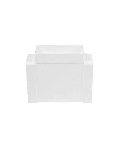 comprar Te 3 bocas rectangular horizontal 110x55mm (Ventilación) de ELINSA - Conductos Plastico Ventilacion