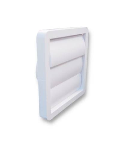 comprar Ventanilla Ext. rectangular antirretorno 110x55mm. Ventilación de ELINSA - Conductos Plastico Ventilacion