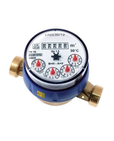 comprar Contador Af Gsd8 ¾" Dn20-115 Q3 4M³/H (1-1) C/Tapa+Racors Bmeter de B-METERS - Contadores agua comprar Contador Af Gsd8 ¾" Dn20-115 Q3 4M³/H (1-1) C/Tapa+Racors Bmeter de B-METERS - Contadores agua