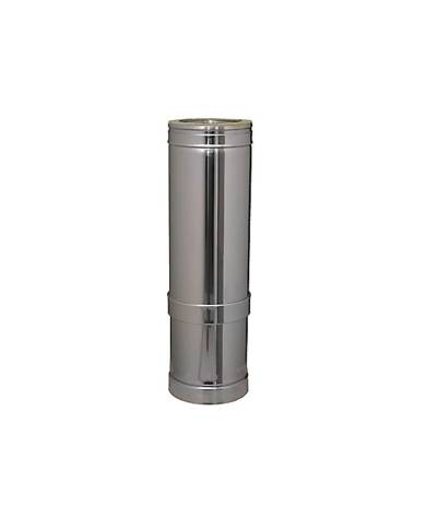 comprar Tubo extensible largo inox 316-304 de doble pared Ø100 530-880mm Pellets. Dinak de DINAK - Tubos humos doble pared comprar Tubo extensible largo inox 316-304 de doble pared Ø100 530-880mm Pellets. Dinak de DINAK - Tubos humos doble pared