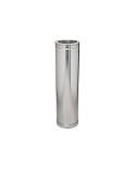 Tubo Recto Con junta Inox-316L-304 Ø80-930mm doble pared. Estufa Pellets. Dinak