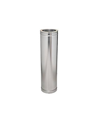 comprar Tubo Recto Largo Inox-316L-304 Ø100 - 940mm doble pared. Estufa Pellets. Dinak de DINAK - Tubos humos doble pared comprar Tubo Recto Largo Inox-316L-304 Ø100 - 940mm doble pared. Estufa Pellets. Dinak de DINAK - Tubos humos doble pared
