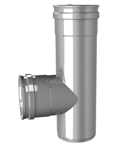 comprar T Inox 316 Ø80-90º simple pared con junta y entorque H. Pellets. Dinak de DINAK - Tubos humos simple pared comprar T Inox 316 Ø80-90º simple pared con junta y entorque H. Pellets. Dinak de DINAK - Tubos humos simple pared