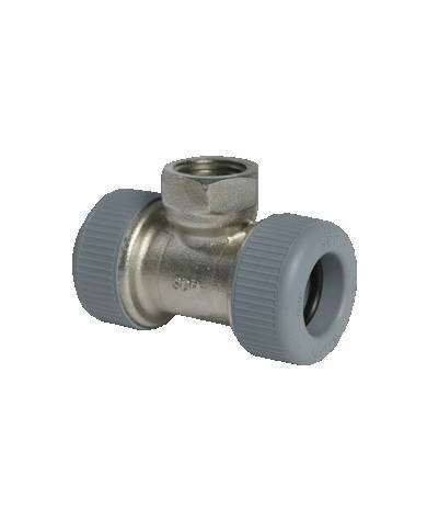 comprar Te Metalica Transicion Pb-Rosca H 1/2 90º 22X1/2X22 (Pb) de NUEVA-TERRAIN - Tuberia y accesorios Polibutileno