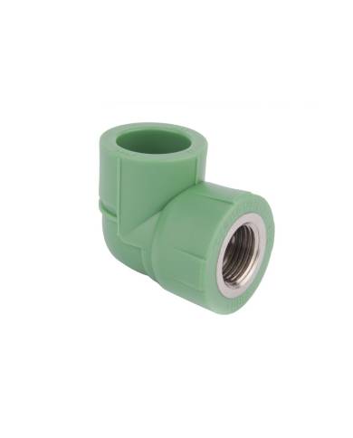 comprar Codo rosca hembra PPR 90º 20-1/2" (Termofusion) PPRCOT2012 Fittingsestandar de FITTINGSESTANDAR - Tubos polipropileno y accesorios