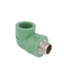 Codo rosca macho hexagonal PPR 90º 32-1" (Termofusion) PPRCRM321 Fittingsestandar Codo rosca macho hexagonal PPR 90º 32-1" (Termofusion) PPRCRM321 Fittingsestandar