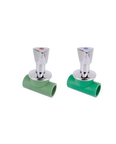 comprar Llave de corte mando cromado PPR 20 Azul (Termofusion) PPRVMP20 Fittingsestandar de FITTINGSESTANDAR - Tubos polipropileno y accesorios comprar Llave de corte mando cromado PPR 20 Azul (Termofusion) PPRVMP20 Fittingsestandar de FITTINGSESTANDAR - Tubos polipropileno y accesorios
