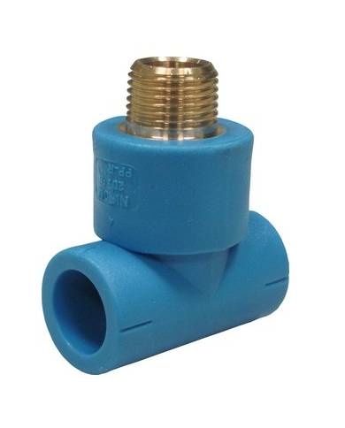 comprar Te R/Macho 20 X 1/2 X 20 Ppr (Termofusion) Italsan de ITALSAN - Tubos polipropileno y accesorios comprar Te R/Macho 20 X 1/2 X 20 Ppr (Termofusion) Italsan de ITALSAN - Tubos polipropileno y accesorios