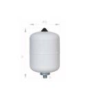 Vaso de expansión placa solar 12 litros  270x310 3/4" (12SMF) Ibaiondo