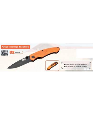 comprar Navaja Inox con mango de aluminio 85mm. 170890 Alyco Orange de ALYCO-HR - Tijeras, navajas y cutter comprar Navaja Inox con mango de aluminio 85mm. 170890 Alyco Orange de ALYCO-HR - Tijeras, navajas y cutter