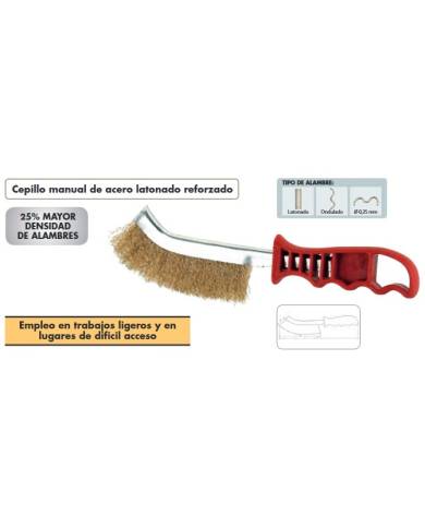 comprar Cepillo metálico manual con mango de plástico. 197556 Alyco de ALYCO-HR - Cepillería
