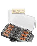 Juego Portapuntas + 9 Puntas + Adaptador magnético. 170457 Alyco Orange Juego Portapuntas + 9 Puntas + Adaptador magnético. 170457 Alyco Orange
