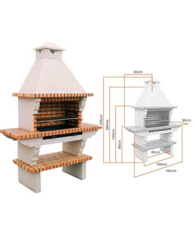 comprar Barbacoa / churrasquera con parrilla 80x38cm Ref.114 Casa santos de CASA-SANTOS - Barbacoas comprar Barbacoa / churrasquera con parrilla 80x38cm Ref.114 Casa santos de CASA-SANTOS - Barbacoas