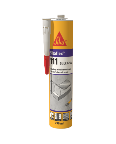 comprar Sikaflex®-111 Stick & Seal. Adhesivo sellador flexible 290ml. Sika de SIKA - Siliconas y masillas