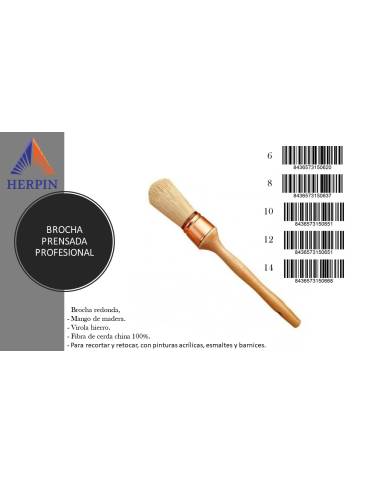 comprar Brocha prensada v/dorada Nº 6. Herpin de HERPIN - Decoración y pintura comprar Brocha prensada v/dorada Nº 6. Herpin de HERPIN - Decoración y pintura