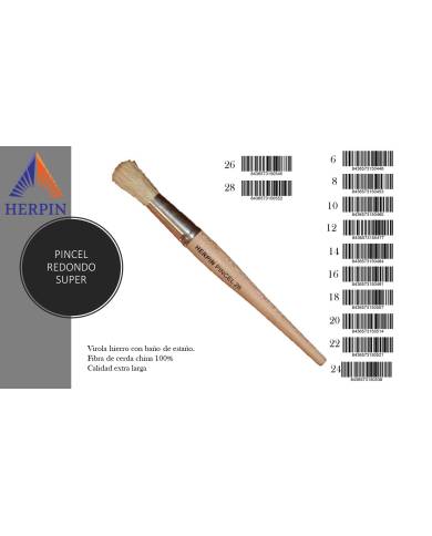 comprar Pincel redondo Nº18 Herpin de HERPIN - Decoración y pintura comprar Pincel redondo Nº18 Herpin de HERPIN - Decoración y pintura
