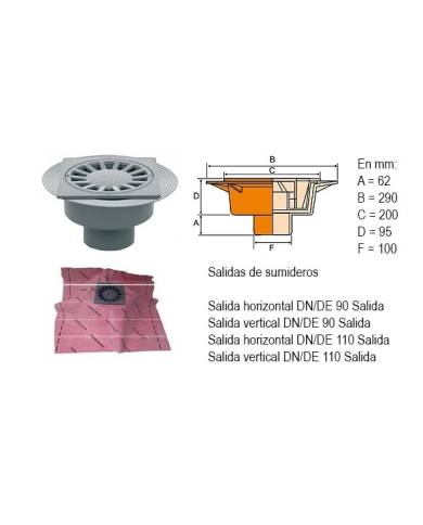 comprar Sumidero Water-Stop Kit Desagüe para terraza impermeabilizado salida vertical Ø90. Guru de GURU - Laminas Transpirables comprar Sumidero Water-Stop Kit Desagüe para terraza impermeabilizado salida vertical Ø90. Guru de GURU - Laminas Transpirables