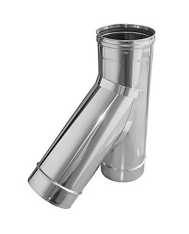 comprar T Inox 316 Ø150-135º simple pared con junta . Dinak de DINAK - Tubos humos simple pared