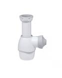 Sifón universal blanco "Todo en uno" con toma 31190002 Wirquin