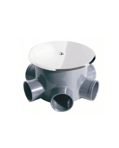 comprar Bote sifónico 5 entradas 110/ - 50-40 PVC y embellecedor en inox. C-140 060140 Crearplast de CREARPLAST - Sifones y desagues comprar Bote sifónico 5 entradas 110/ - 50-40 PVC y embellecedor en inox. C-140 060140 Crearplast de CREARPLAST - Sifones y desagues