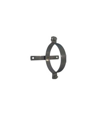 comprar Abrazadera fijación pared simple pared Ø100 Pintado Negro de THECA - Tubo vitrificado comprar Abrazadera fijación pared simple pared Ø100 Pintado Negro de THECA - Tubo vitrificado