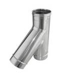 T Inox 304 Ø180-93º simple pared. Dinak