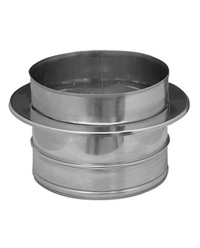 comprar Adaptador SP-DP. Acoplamiento de simple pared a doble pared inox. Ø125mm. Dinak de DINAK - Tubos humos doble pared comprar Adaptador SP-DP. Acoplamiento de simple pared a doble pared inox. Ø125mm. Dinak de DINAK - Tubos humos doble pared