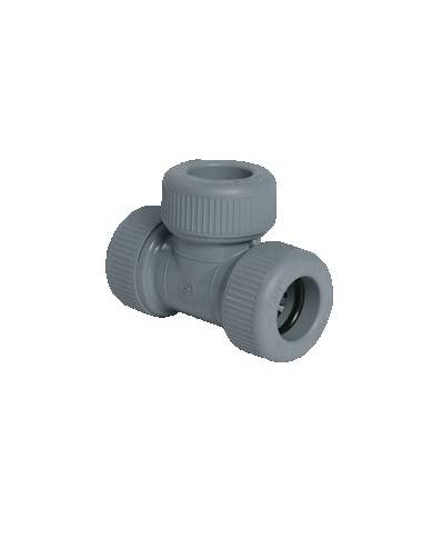 comprar Te Bocas Iguales 90º 22 (Pb) de NUEVA-TERRAIN - Tuberia y accesorios Polibutileno