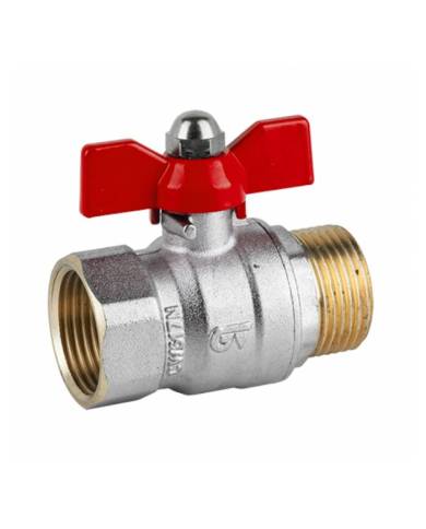 comprar Válvula esfera palomilla rojo M-H 1/2" PN 25 Paso total. 3038 04 Genebre de GENEBRE - Grifos y válvulas comprar Válvula esfera palomilla rojo M-H 1/2" PN 25 Paso total. 3038 04 Genebre de GENEBRE - Grifos y válvulas