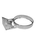 Abrazadera pared con separador recortable Inox doble pared Ø175 70-120mm. Dinak