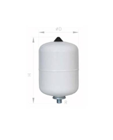 comprar Vaso de expansión placa solar 8 litros 200x340 3/4" (8SMF) Ibaiondo de IBAIONDO - Vasos De Expansion