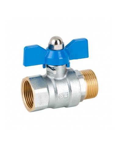 comprar Válvula esfera palomilla azul M-H 1/2" PN 25 Paso total. 3036 04 Genebre de GENEBRE - Grifos y válvulas comprar Válvula esfera palomilla azul M-H 1/2" PN 25 Paso total. 3036 04 Genebre de GENEBRE - Grifos y válvulas