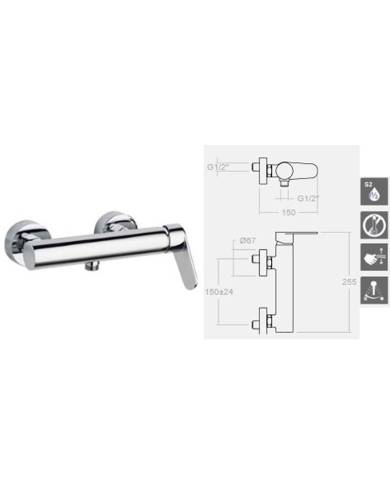 comprar MONOMANDO DUCHA ALEXIA (sin equipo ducha) Ref.3608S R.S. de RAMON-SOLER - Griferia