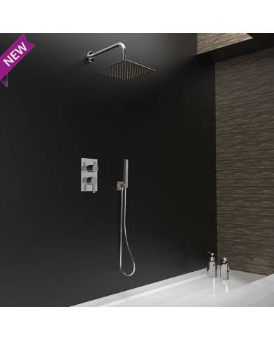 comprar ramonsoler. Kit ducha empotrada Blautherm. Monomando - Rociador cuadrado. Ref.941502RPK225 Ramon Soler de RAMON-SOLER - Griferia