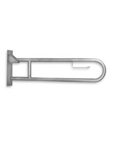 Barra Abatible con portarrollos inox mate 85cm. Tim-52318P/S Timblau Barra Abatible con portarrollos inox mate 85cm. Tim-52318P/S Timblau