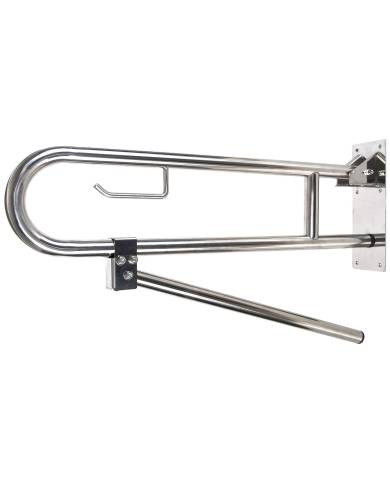 comprar Barra Abatible con portarrollos y pata inox 800mm. Ref 52328P/B de Timblau - Accesorios para la movilidad