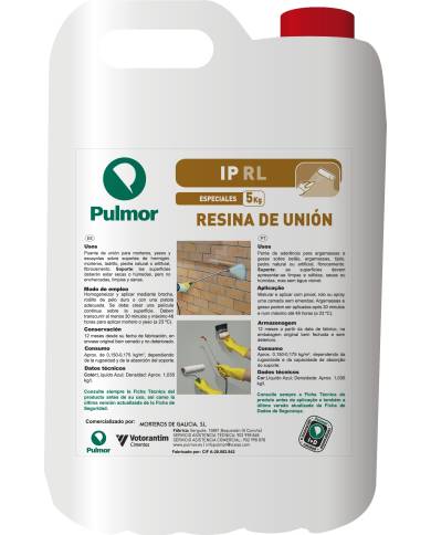 comprar Pulmor IP-RL resina líquida imprimación. Garrafa 5 Kg. Pulmor de PULMOR - Resinas comprar Pulmor IP-RL resina líquida imprimación. Garrafa 5 Kg. Pulmor de PULMOR - Resinas