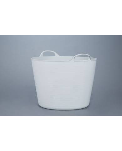 comprar Capazo / Capacho de 42 litros blanco de PLASVIDAVI - Contenedores y cubos