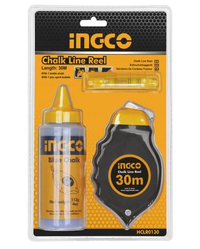 comprar Kit marcador tiralíneas + azulete. HCLR0130 Ingco de INGCO - Trazado y marcaje